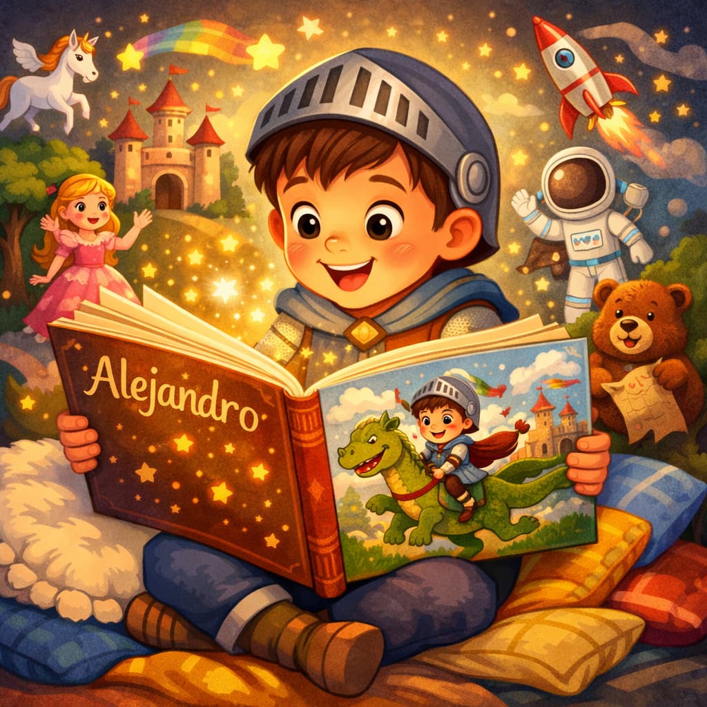 Cuento infantil personalizado con el niño como protagonista