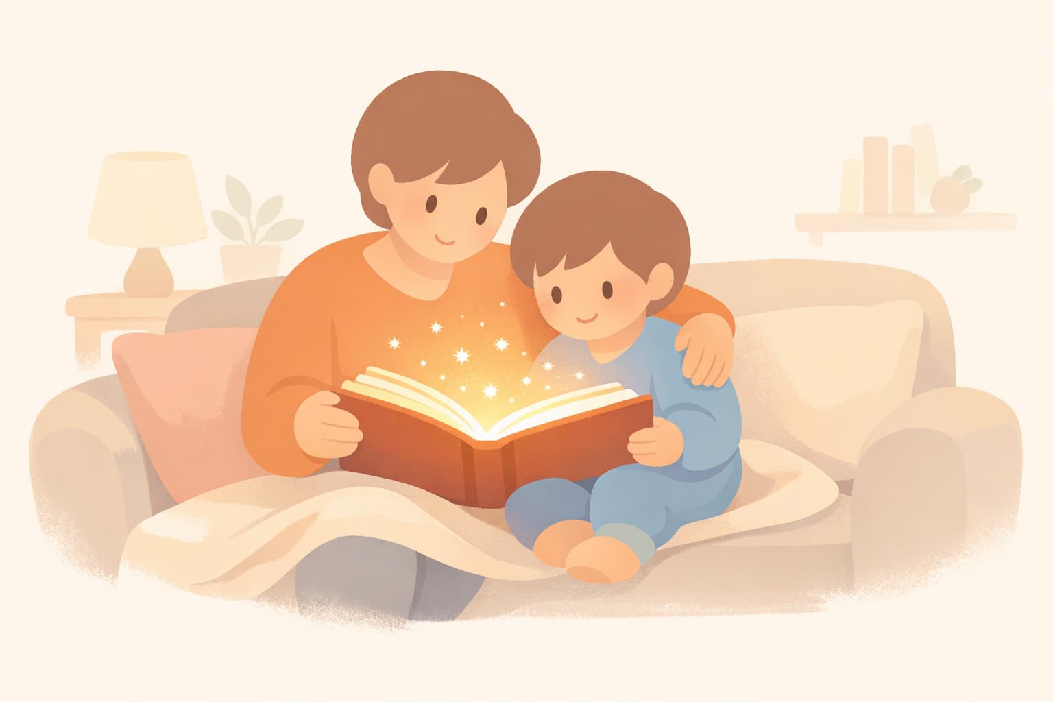 Illustration de contes personnalisés pour enfants